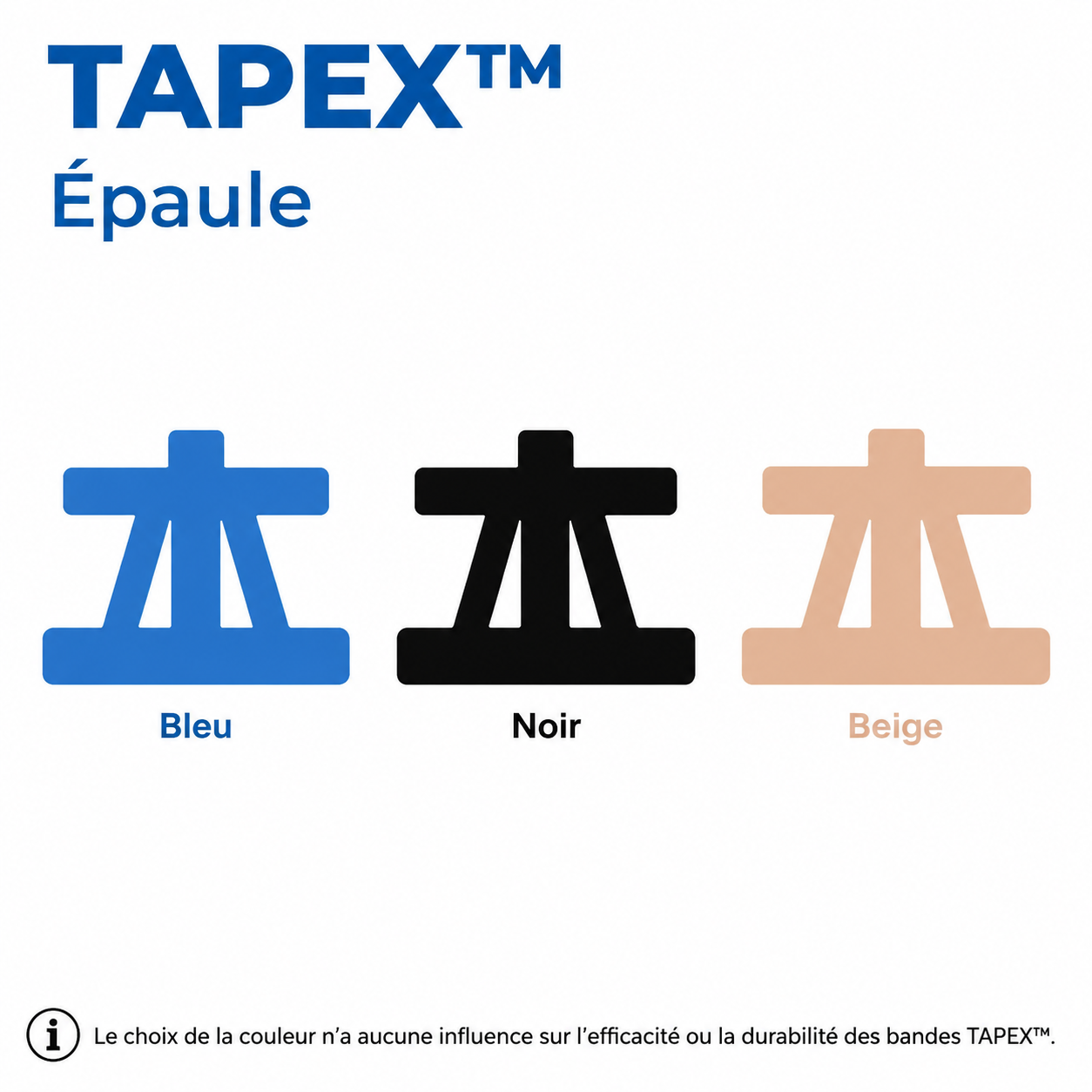 TAPEX™ Support Épaule – Bande de soutien flexible pour stabilité & mobilité