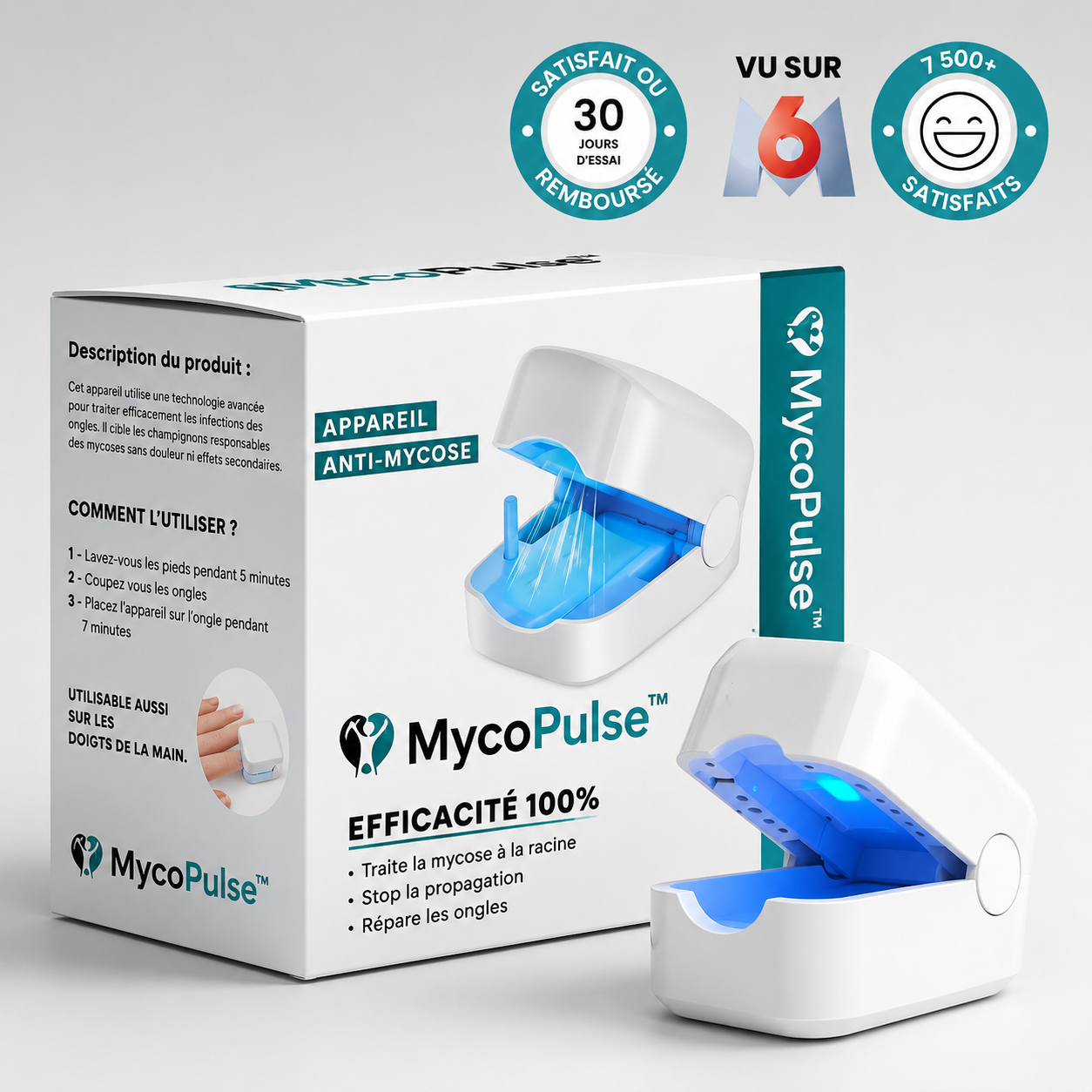 MycoPulse™ - Technologie LED contre la mycose des ongles